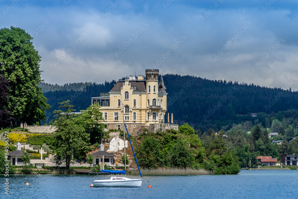 Naklejka premium Reifnitz, Kärnten, Österreich