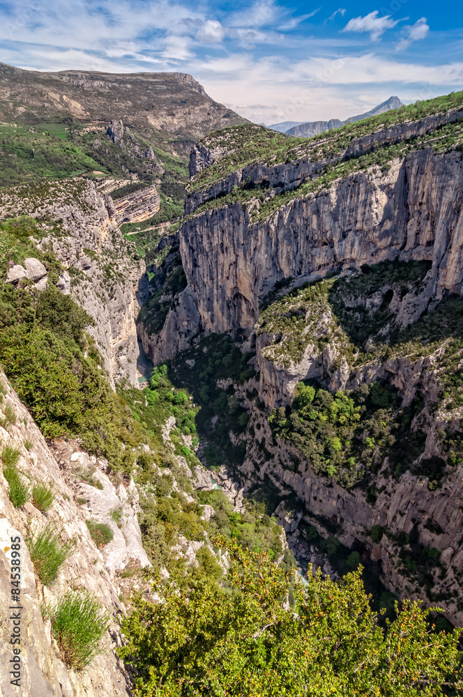 Obraz premium Landscape view of Canyon du Verdon, Provence