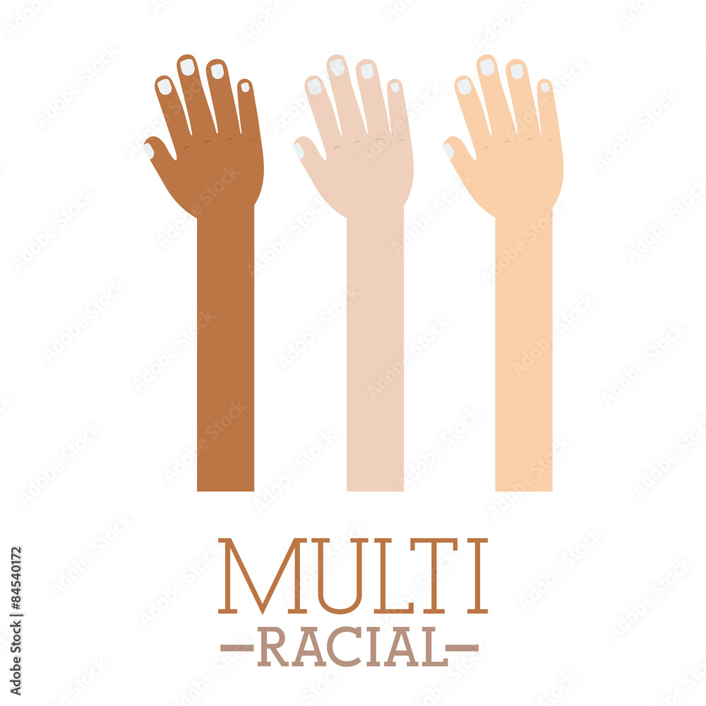 Obraz premium Multiracial design