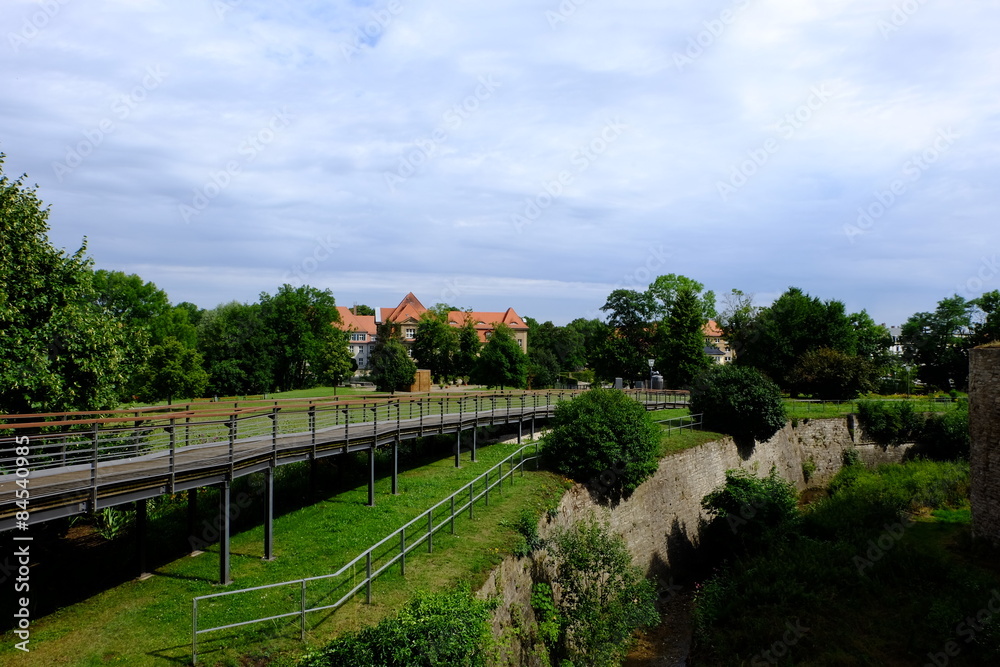 Fototapeta premium Schloß und Schloßgarten Moritzburg Zeitz, Sachsen-Anhalt
