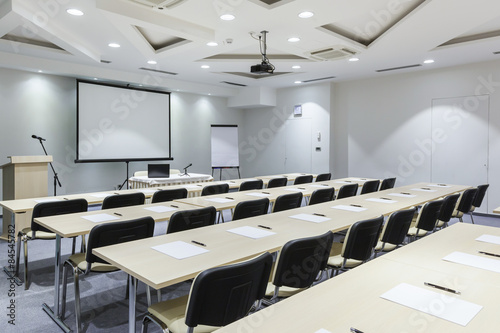 Modern lecture room