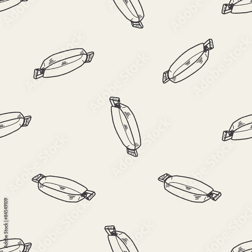 pan doodle seamless pattern background
