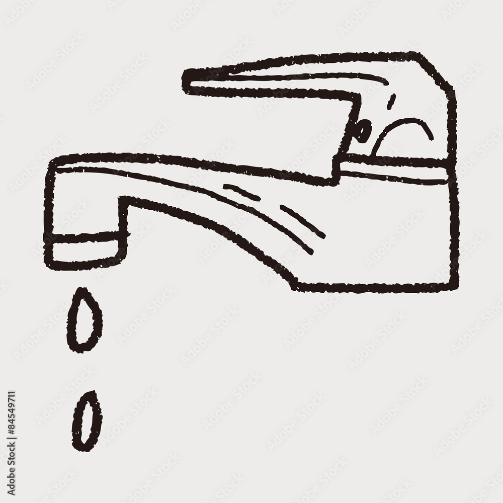 faucet doodle
