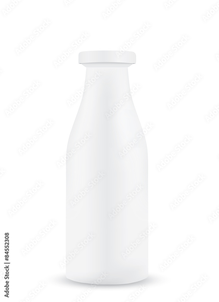 Bottle of milk isolated on white background Bottle of milk isolated on white background