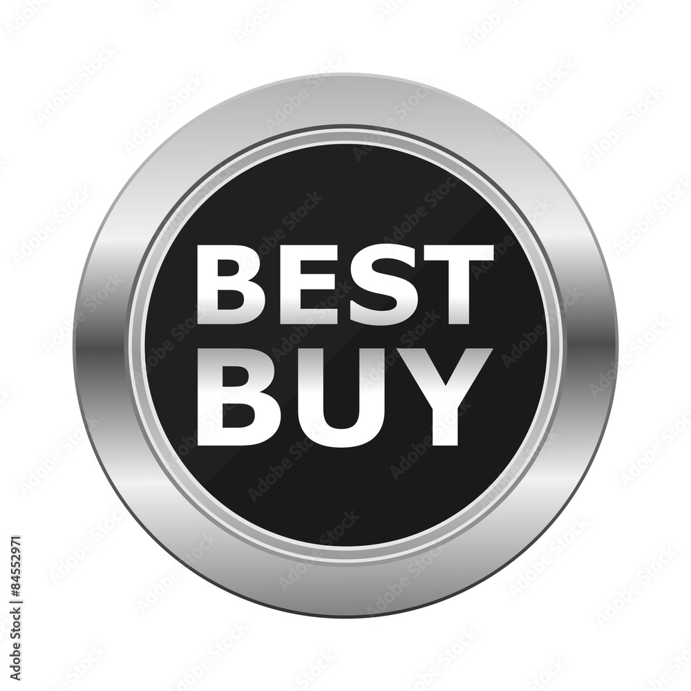 Best Buy Silver Button