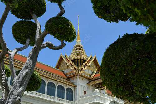 Chakri Maha Prasat hall of Grand Palace, Bangkok, Thailand photo