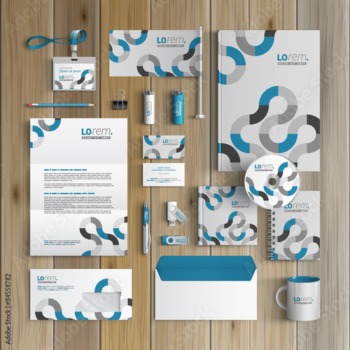 Stationery template design