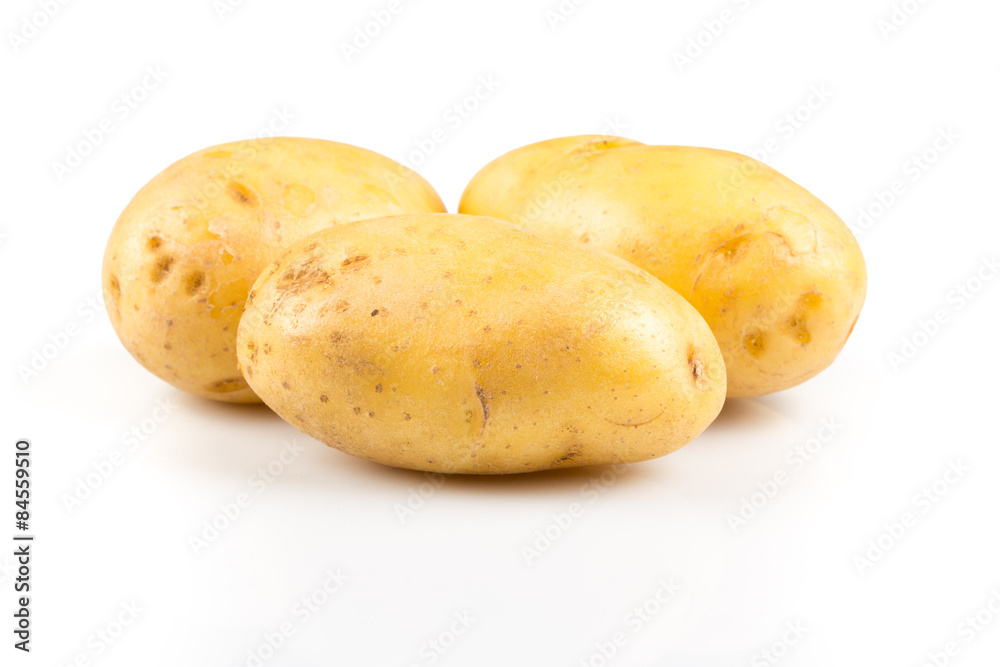 New potato isolated New potato isolated