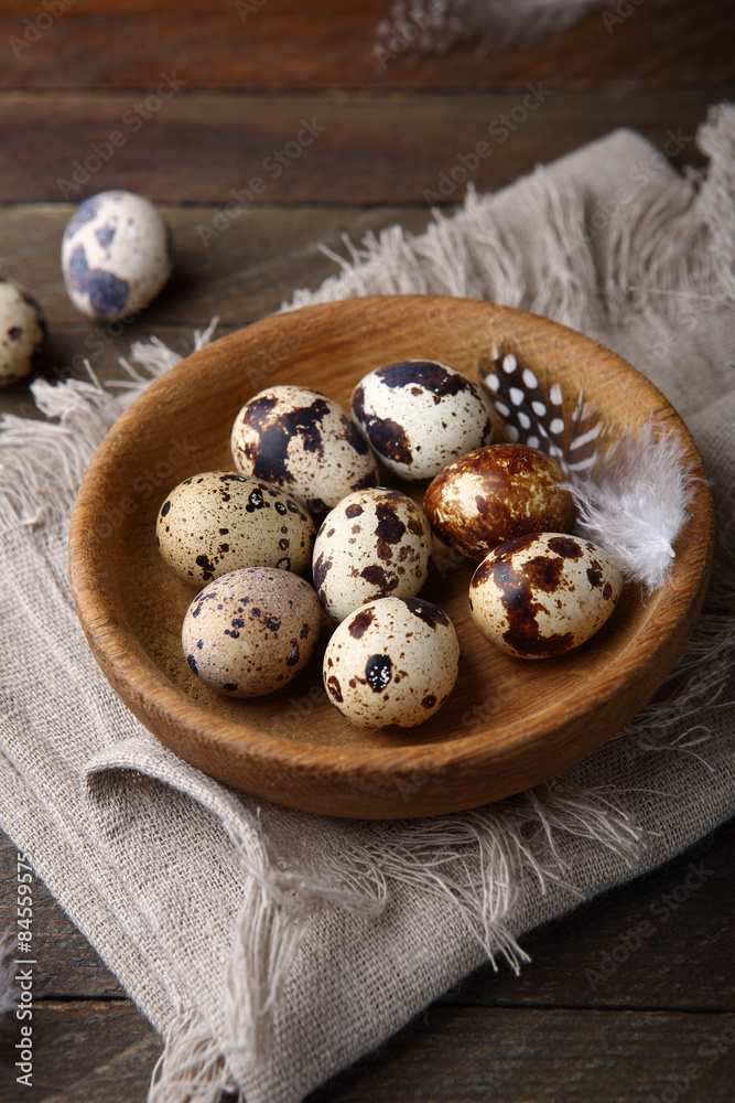 Fototapeta premium Quails eggs