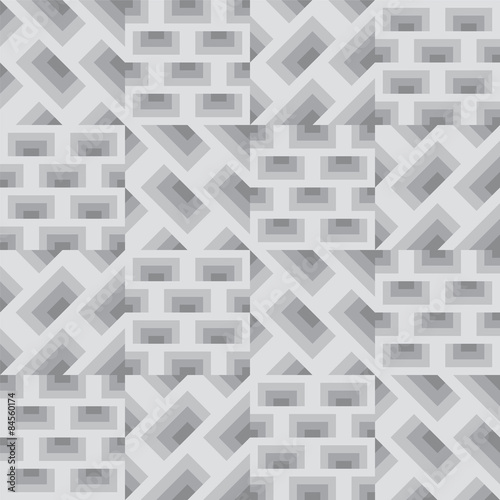 Seamless abstract grey and white texture pattern