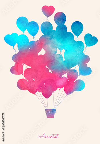 Watercolor_vintage_hot_air_balloon_Celebration_festive_backgroun