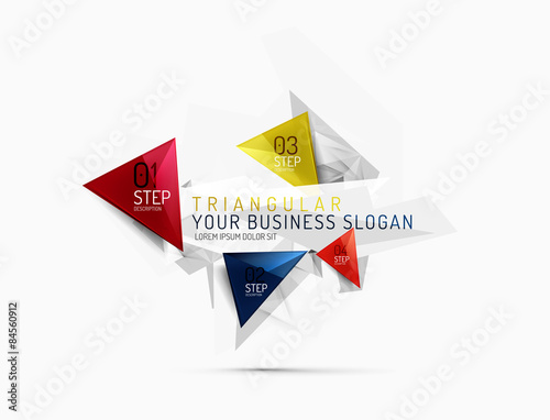 Vector fresh business abstract infographic
