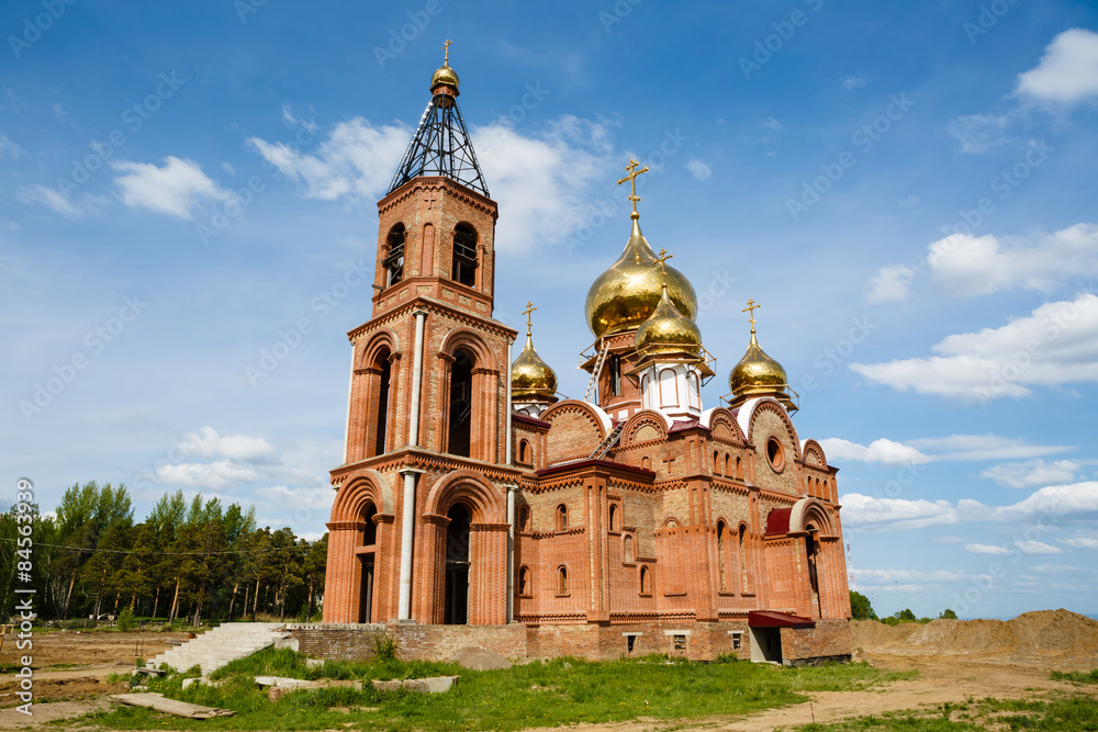 Fototapeta premium Construction of church