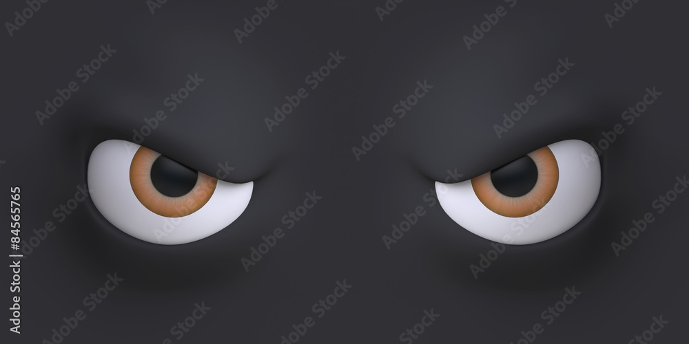 Cartoon eyes element face for character.