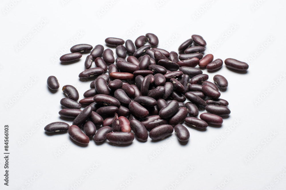 Dark red kidney beans isolated Dark red kidney beans isolated