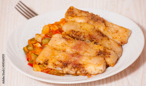 fish with vegetables