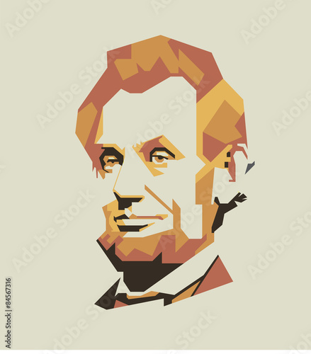 Abraham Lincoln vector portrait