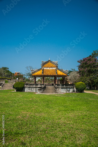 pavilion in parks of citadel in Hue © romas_ph