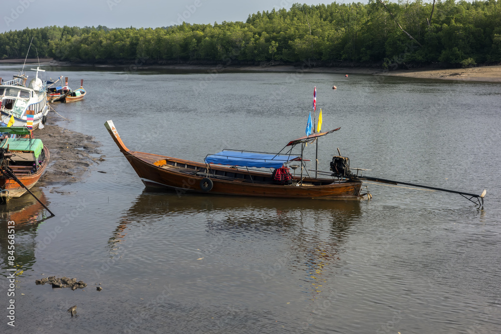 Long Tail Boat in Trang.