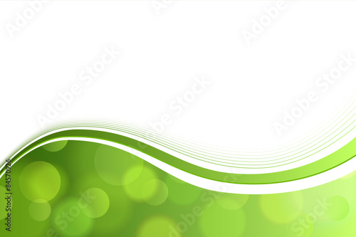 Background abstract yellow green circle lines wave 