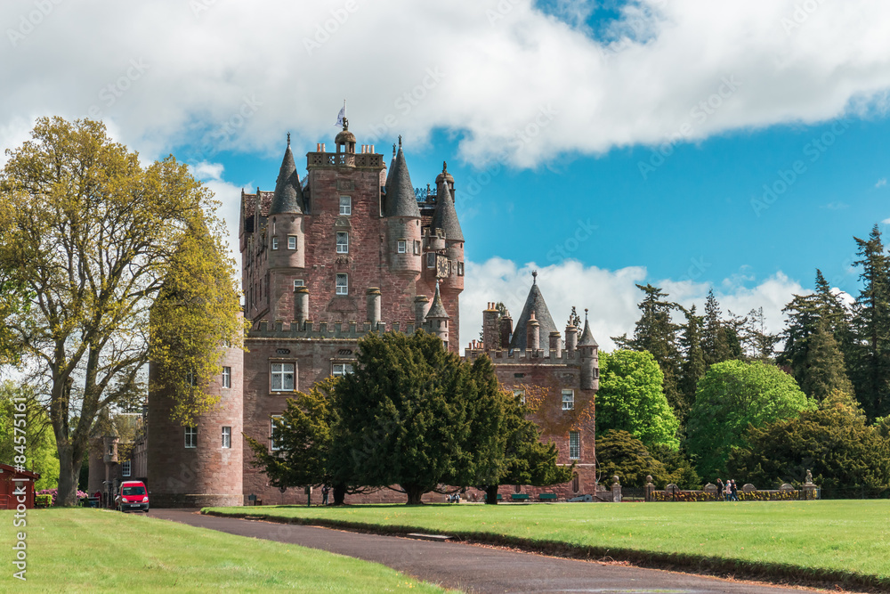 Beautiful castle in Scotland