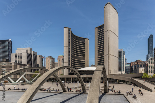 Photography Toronto Rathaus im Sommer