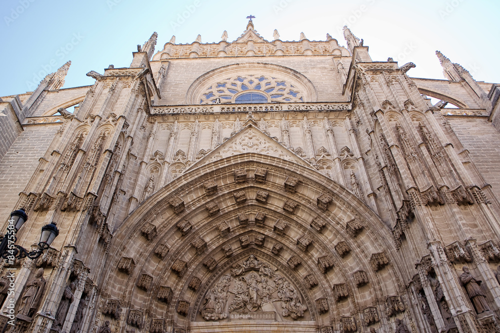 Facade of Cathedral of Sevilla