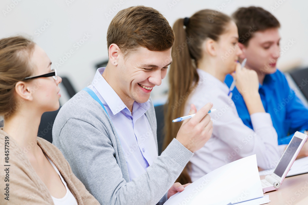 Obraz premium Students at lesson