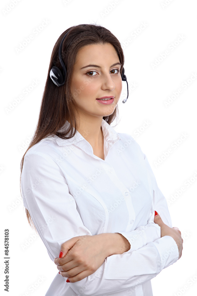 Support phone operator in headset Support phone operator in headset