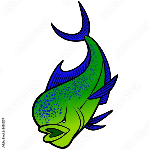 Mahi Mahi Mascot