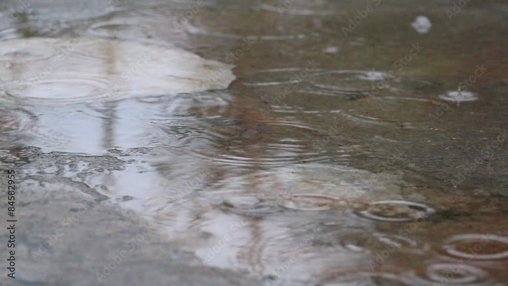rain drops create ripple rain drops create ripple