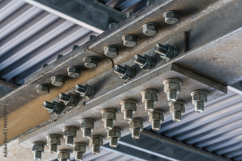 metal structural work closeup metal structural work closeup