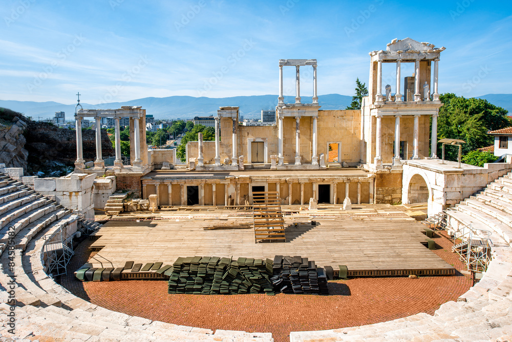 Obraz premium Plovdiv Roman theatre