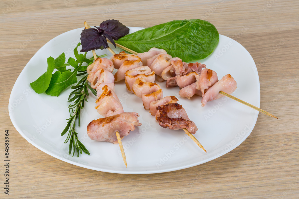 Grilled squid Grilled squid