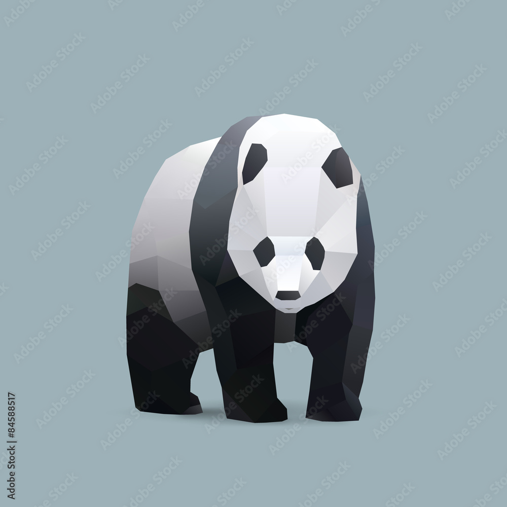 Naklejka premium panda