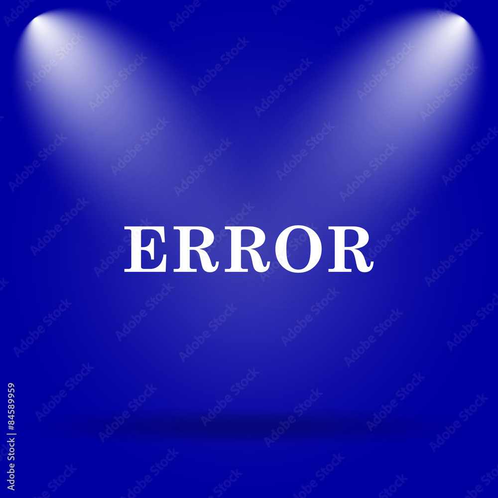 error icon