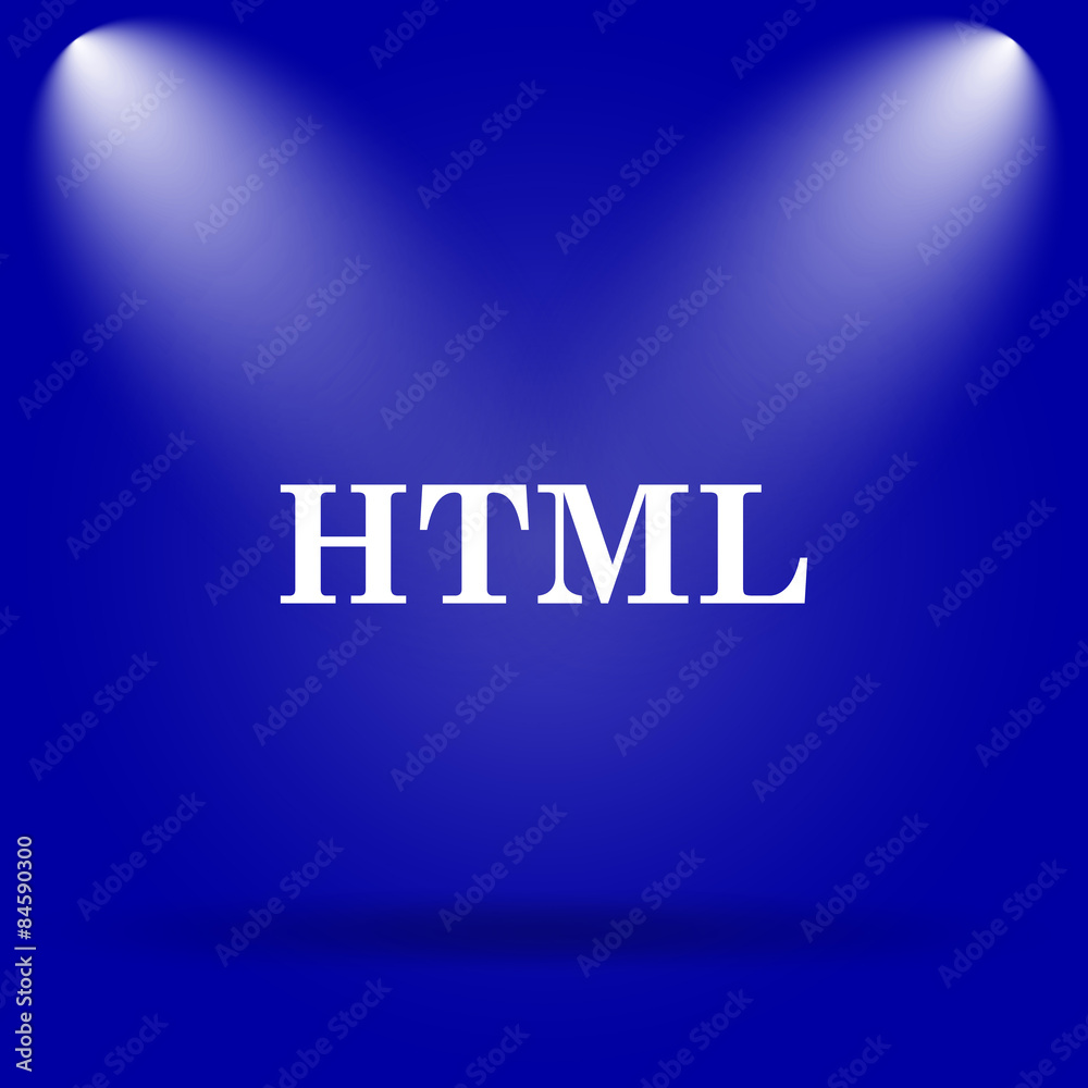 Obraz premium HTML icon