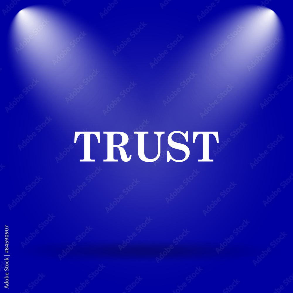 Obraz premium Trust icon