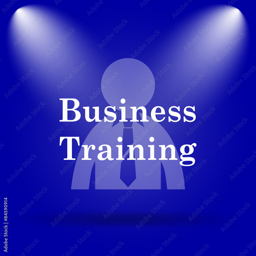 Fototapeta premium Business training icon