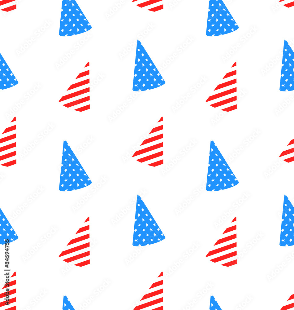 Fototapeta premium Seamless Texture Hudcap for Independence Day