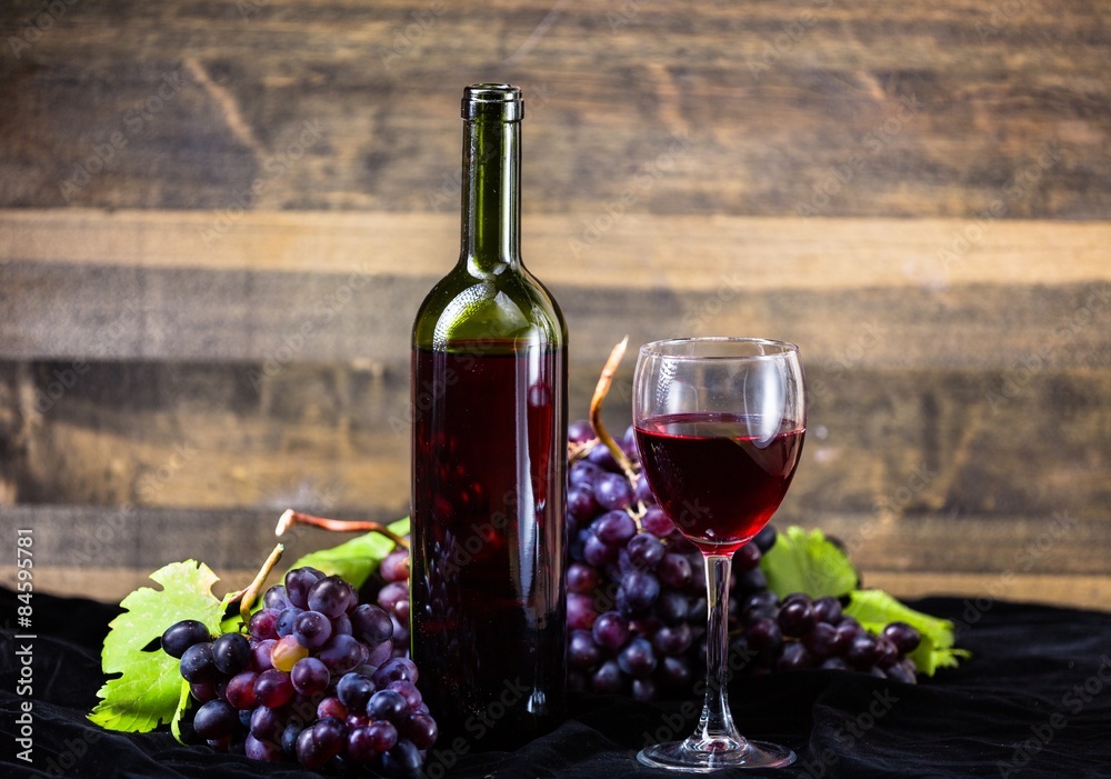Wine, Grape, Wine Bottle.