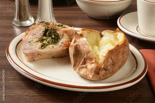 Pork roast florentine