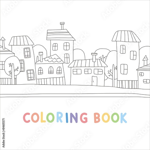 Coloring page home