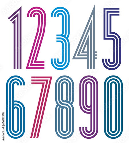 Poster geometric bright sim...