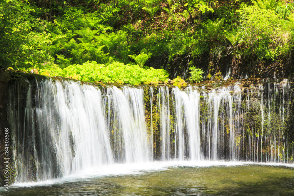 Karuizawa Shiraito Waterfall, Nagano, Japan Karuizawa Shiraito Waterfall, Nagano, Japan