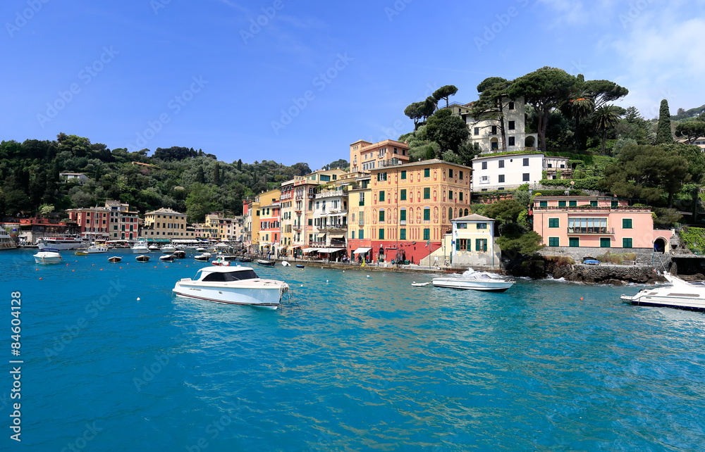 Colorful harbor of Portofino, Liguria, Italy