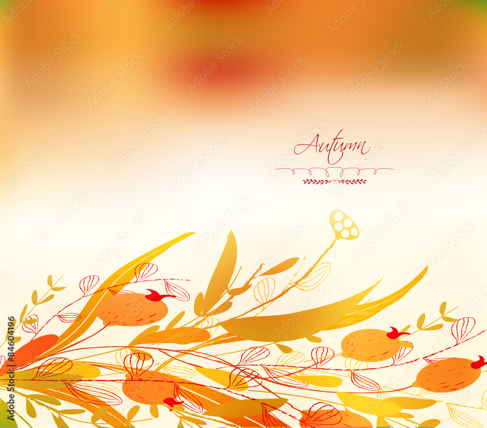 Fototapeta premium Background of autumn leaves