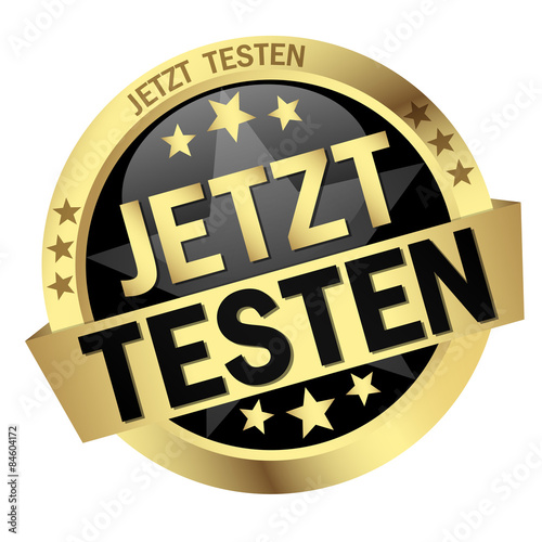 button with text Jetzt Testen