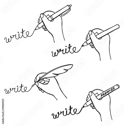 doodle hand writing