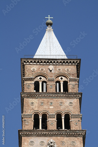 Rome,Italy,Church,Santa Maria Maggiore, campanile.